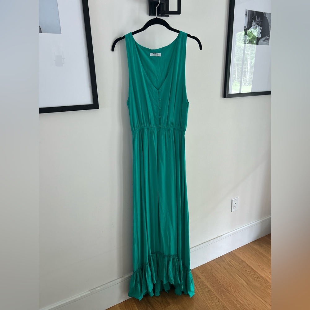 BB Dakota Vibrant Green Maxi Dress